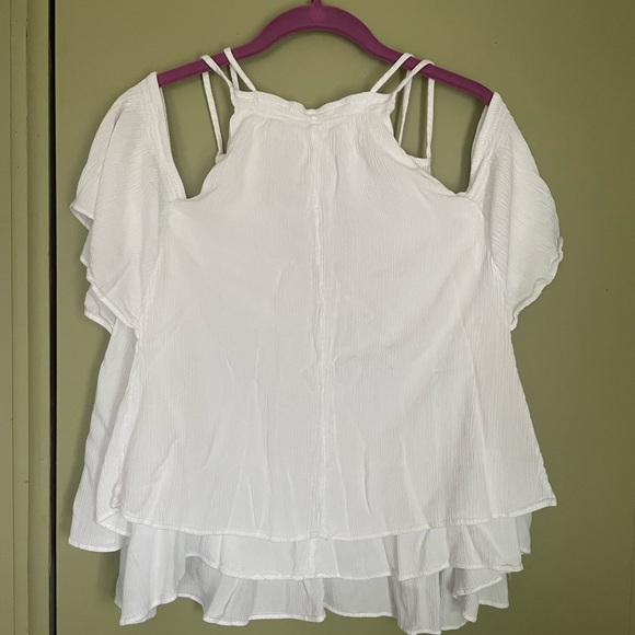 Lilly Pulitzer Cold Shoulder Blouse Sz M - Picture 7 of 9